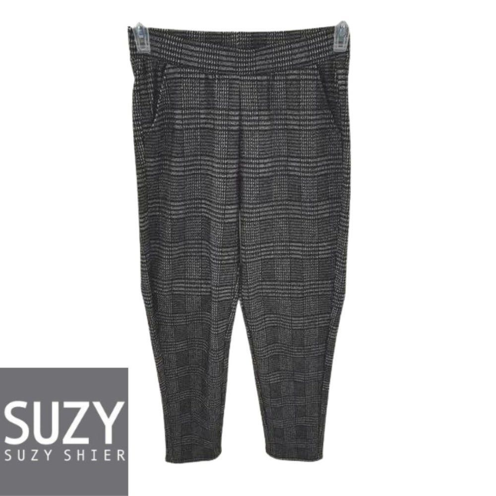 Suzy Shier Dress Pants, Grey/ Gray Size Small